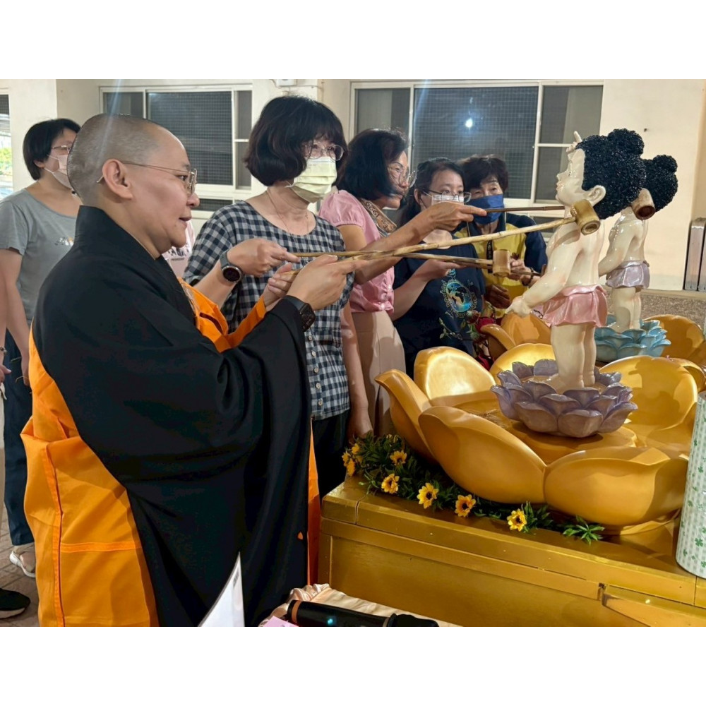 114年5月7日感謝國際佛光會中華總會新營第四分會及後壁分會辦理雲水浴佛祈福活動